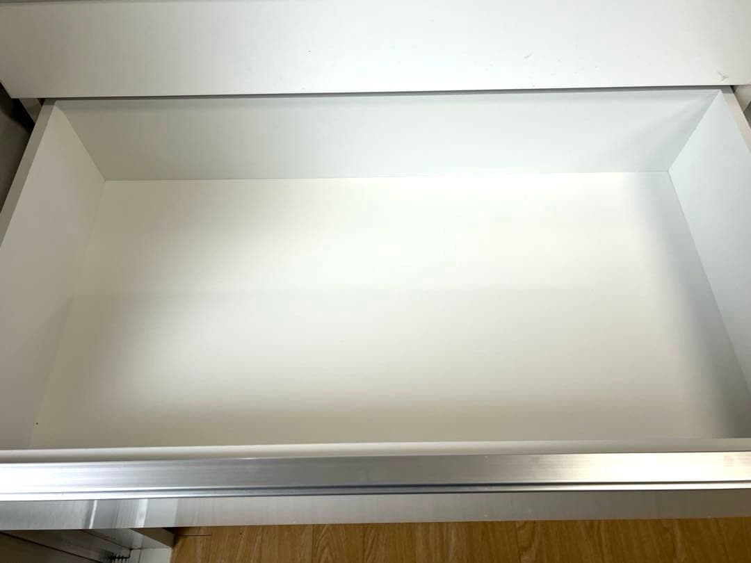 キッチンカウンター 食器棚 幅120cm 高さ100cm モイス付き 大川家具