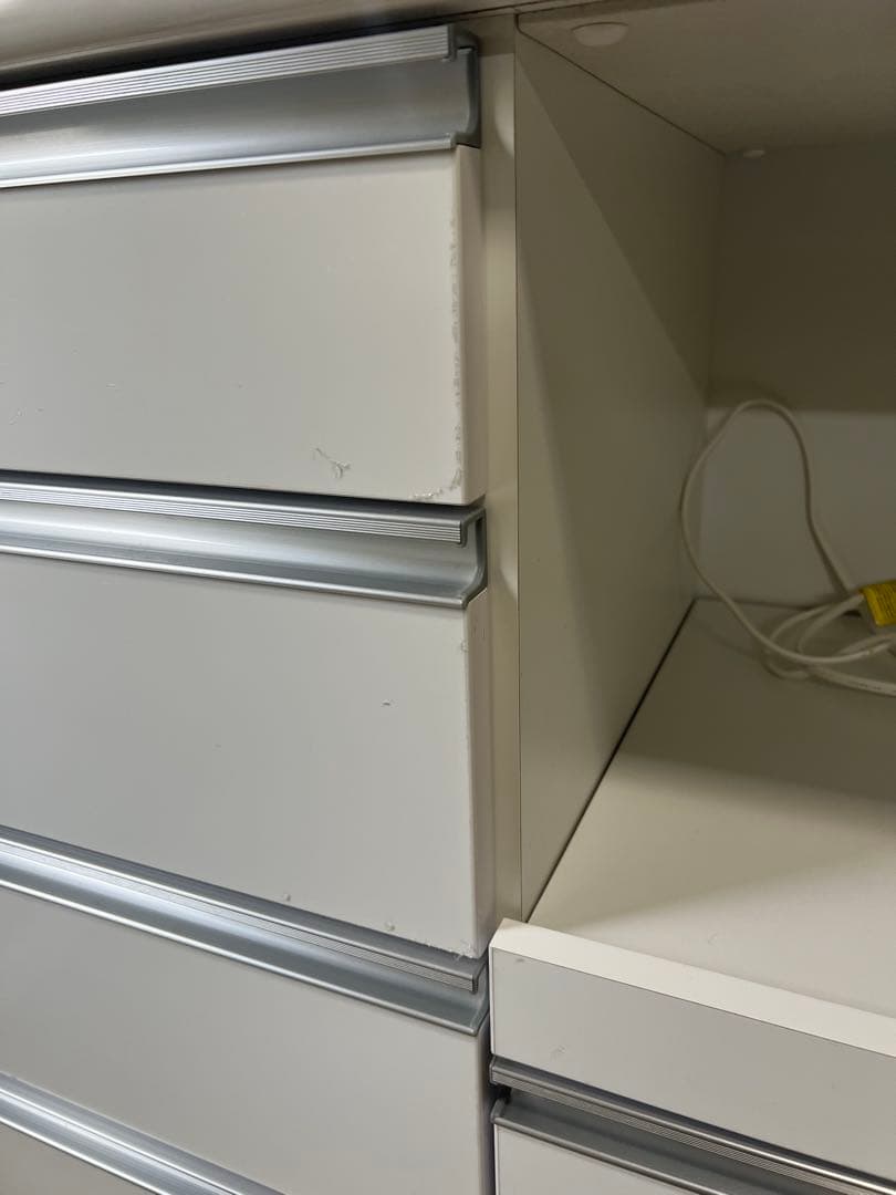 キッチンカウンター 食器棚 幅120cm 高さ100cm モイス付き 大川家具