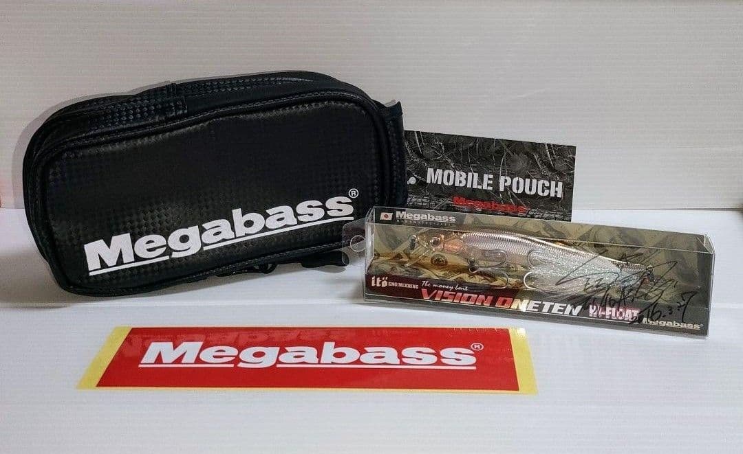 Megabass MOBILEPOUCH ルアーステッカーセット