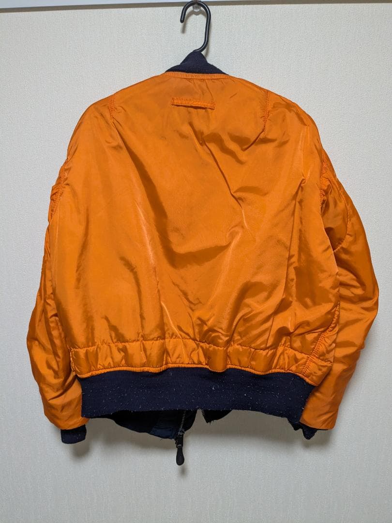 ALPHA　Alpha　 MA1　ma1　希少　紺　ネイビー　90年　USA