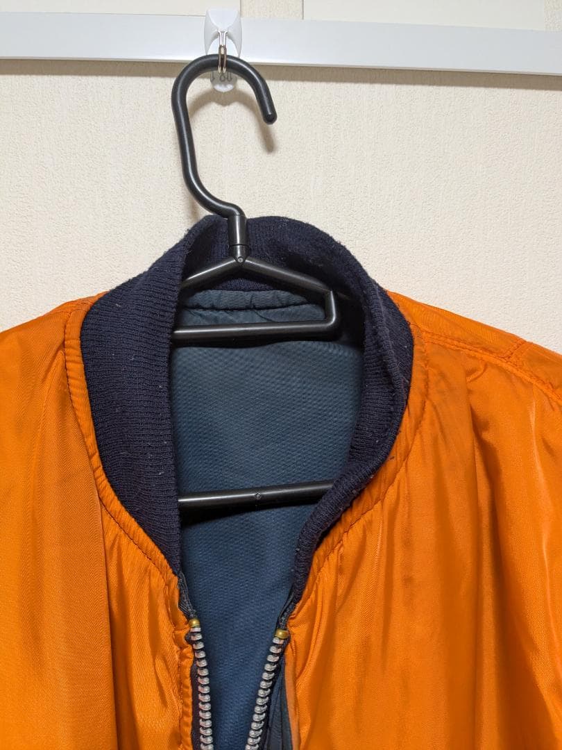 ALPHA　Alpha　 MA1　ma1　希少　紺　ネイビー　90年　USA