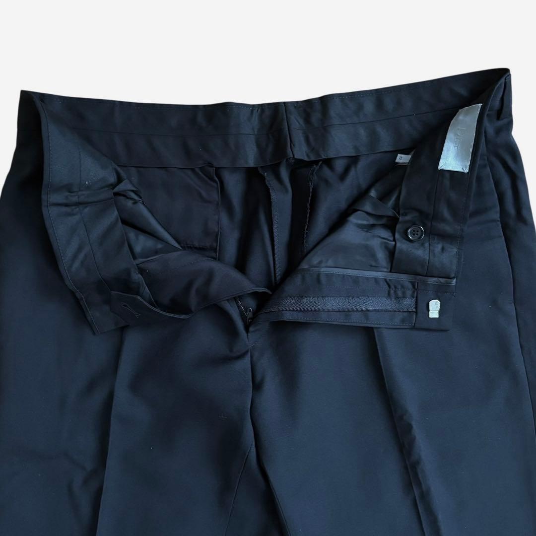 ディオールオム DIOR HOMME スラックスパンツ ウール 52 ブラック