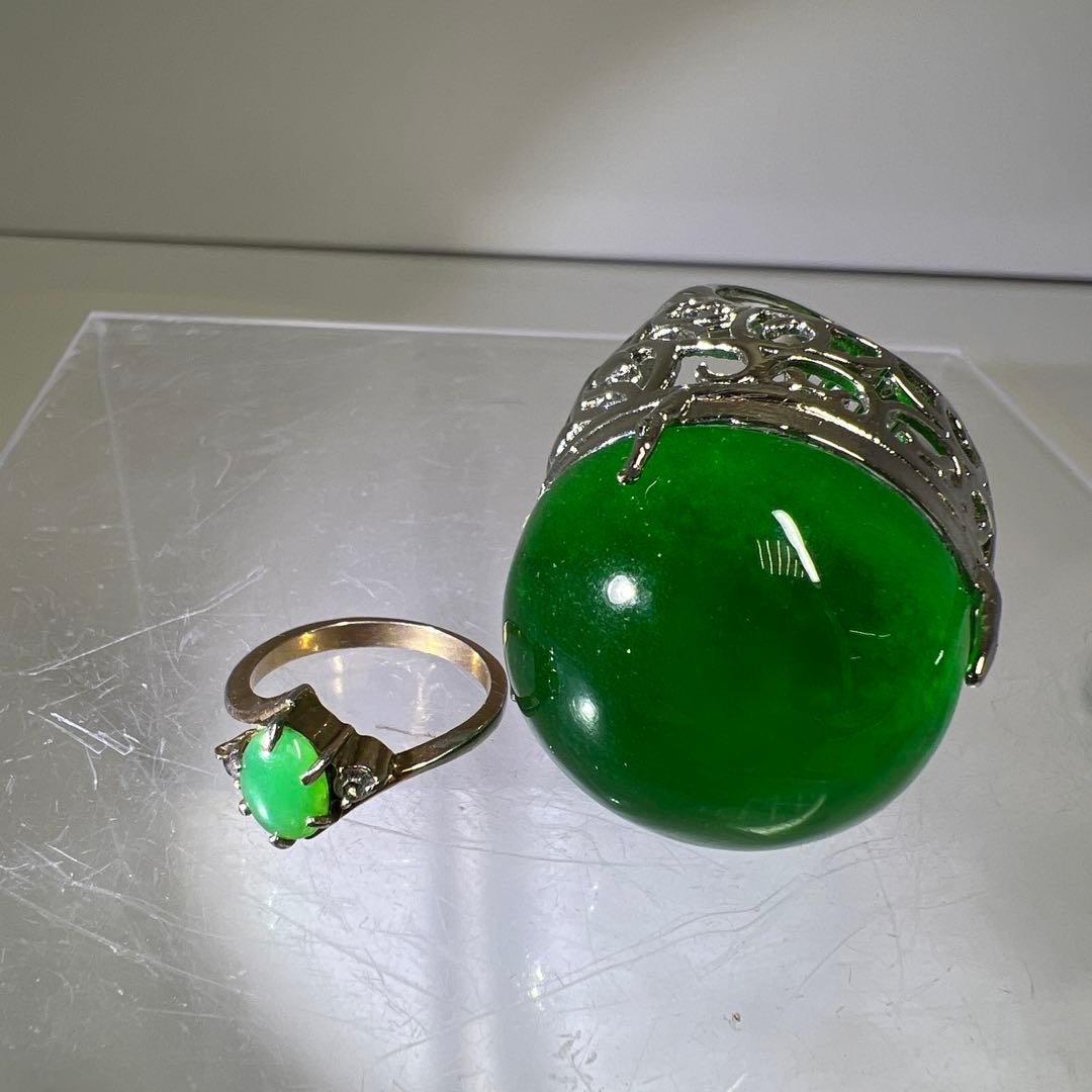 本翡翠アクセサリー色々　タエチ　211g 東里8-0109☆2F