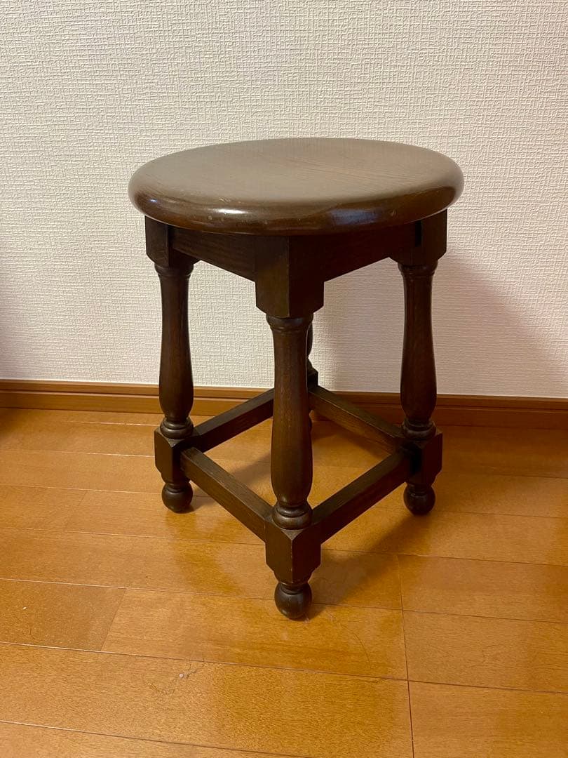 横浜家具 ノックオンウッド コロニアル ターニングスツール