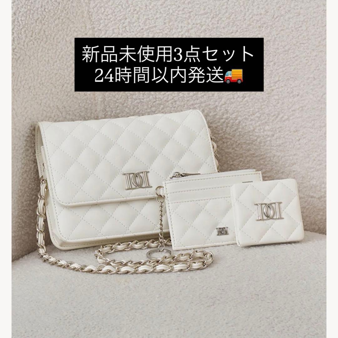 新品未使用 Darich DDロゴキルティングトラベルセット 白 WHT