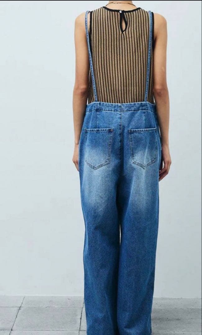 最終値下げIAMALPHA♡デニムオーバーオール