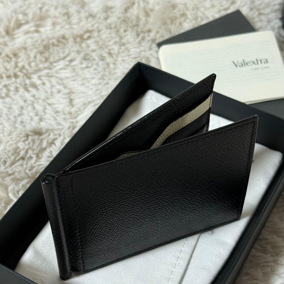 ⭐️新品未使用⭐️　Valextra　ヴァレクストラ　マネークリップ　ブラック