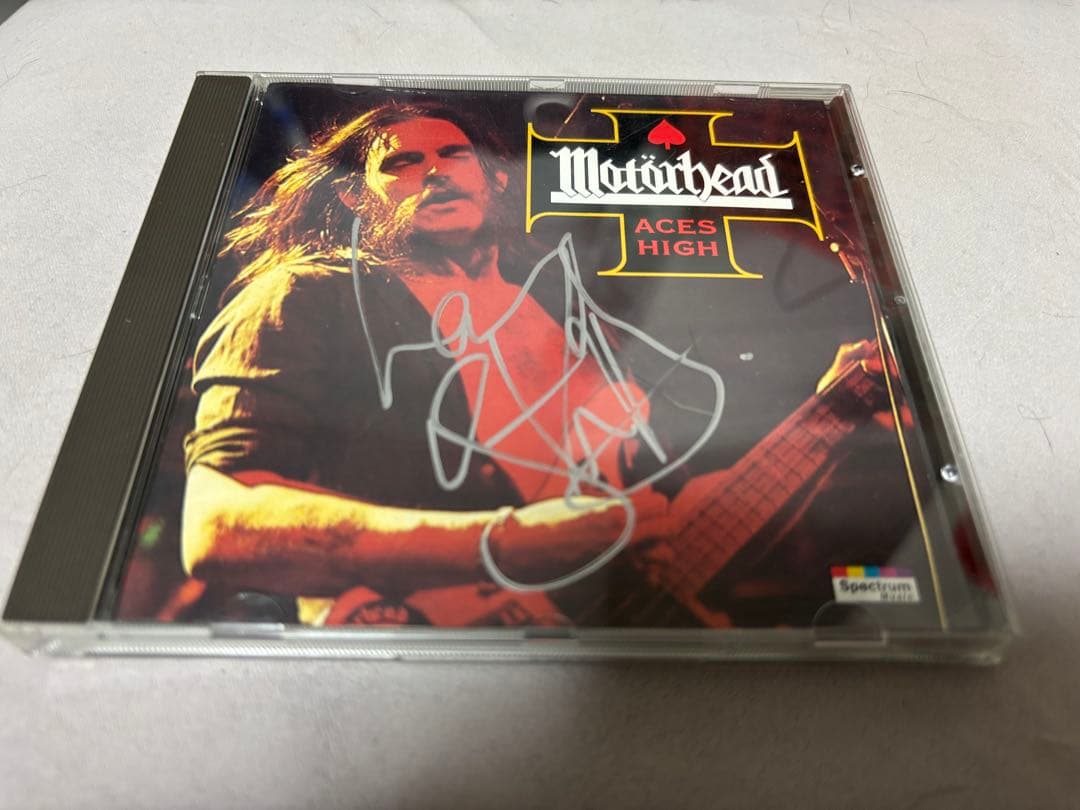 レア　レミー・キルミスター Motörhead Aces High サインCD
