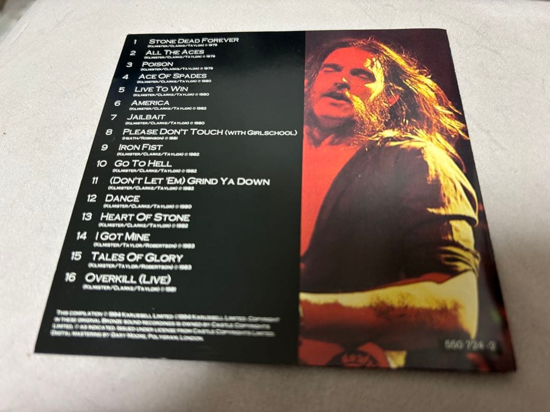 レア　レミー・キルミスター Motörhead Aces High サインCD