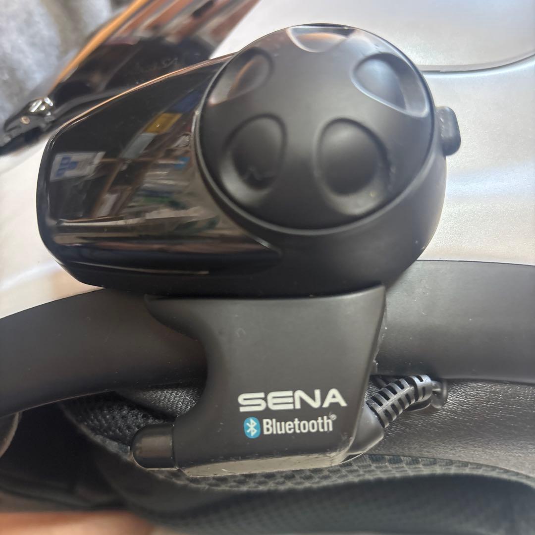 バイソン  Arai Astro IQスモークシールド付きマッドホワイト