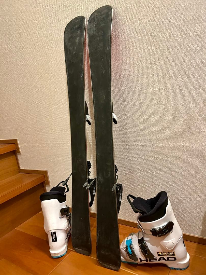 キッズスキーセットROSSIGNOL スキー板とHEAD ブーツセット