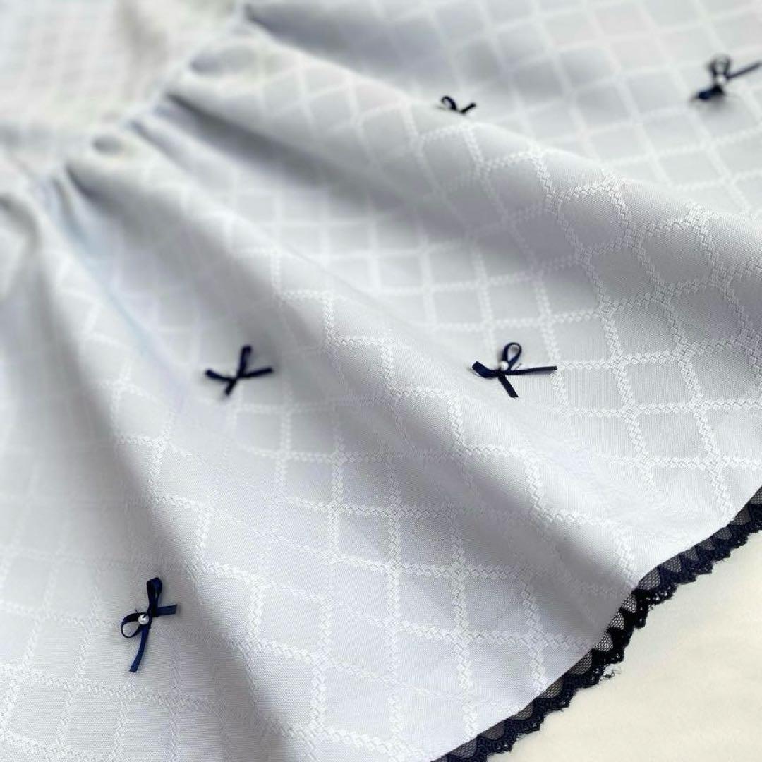 美品!大人気ブルーグレー×清楚系＊120入学式 卒園式 女の子 フォーマル