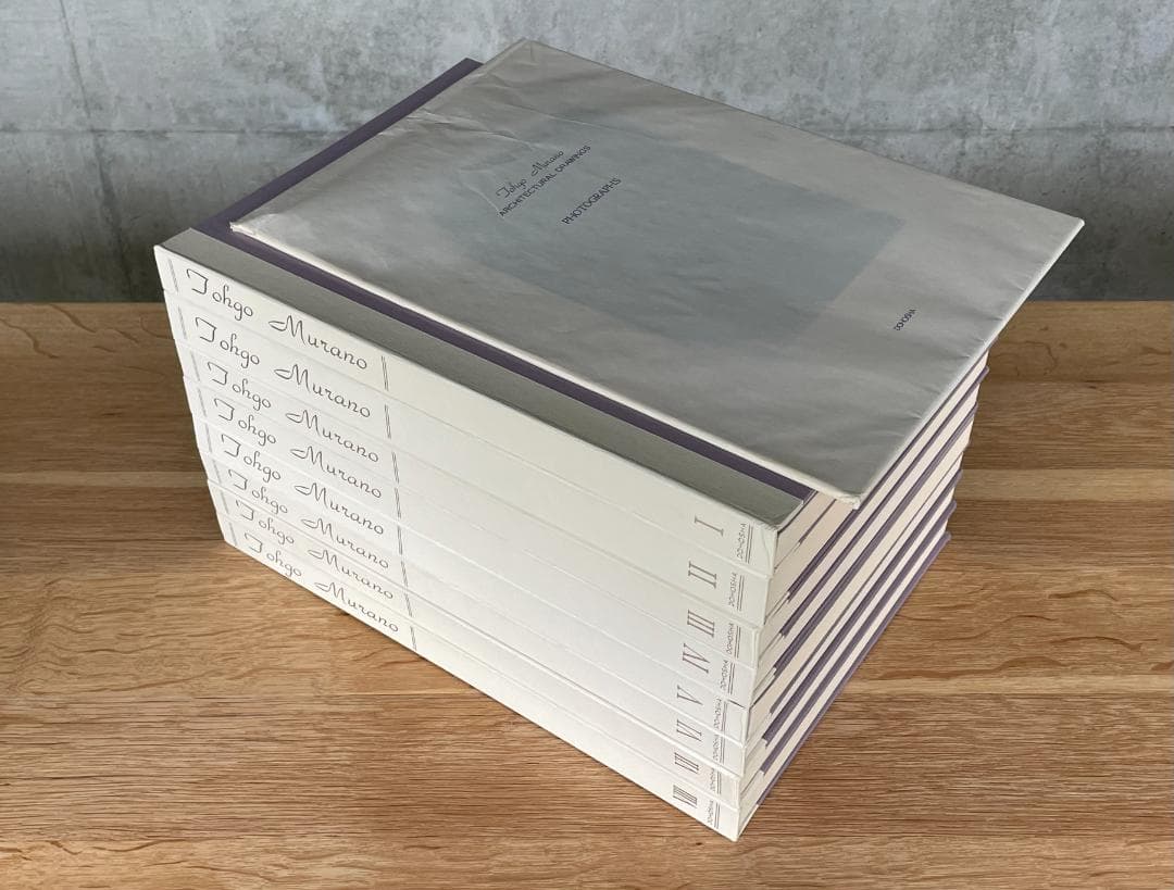 稀少本　村野藤吾 建築図面集 全8巻 ＋ PHOTOGRAPHS 16枚