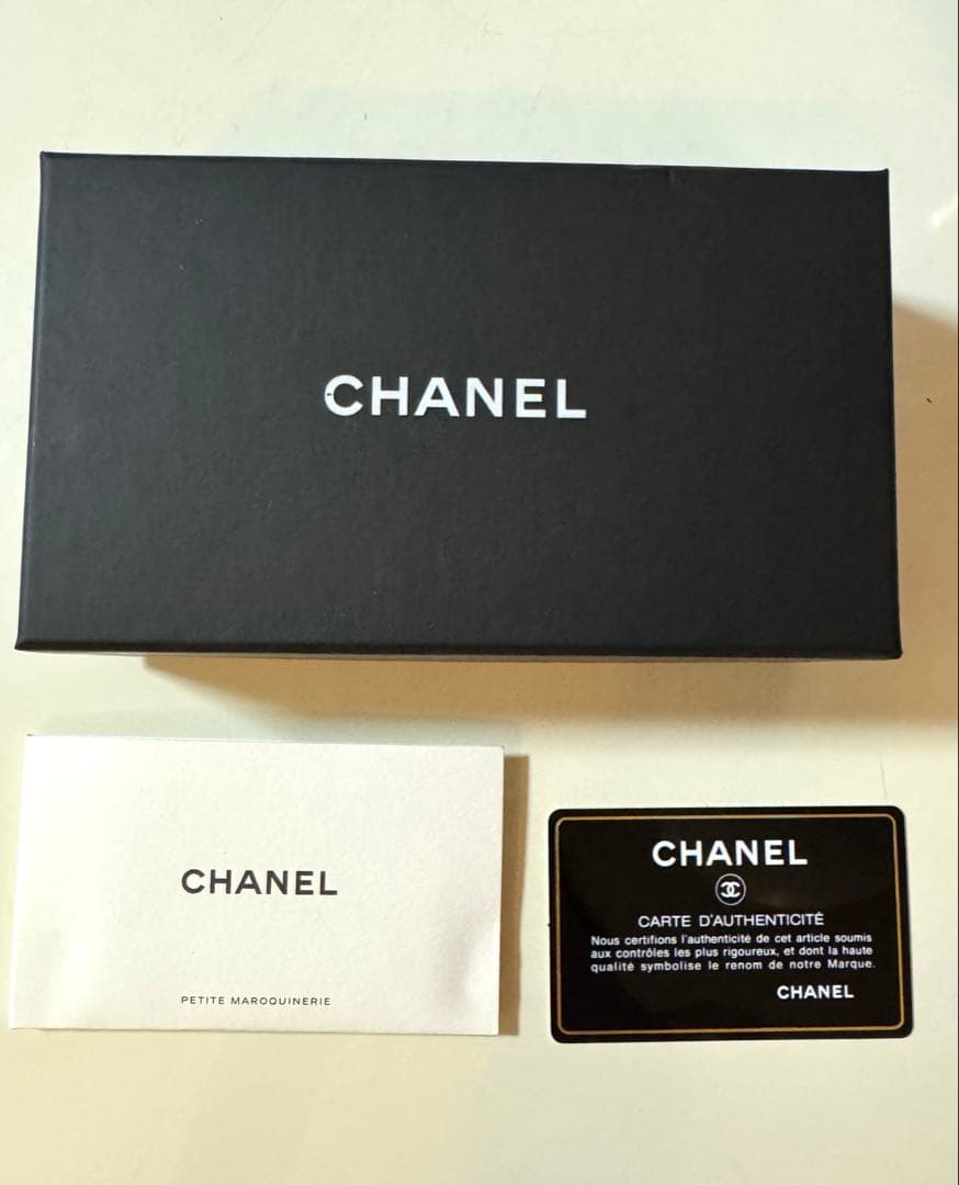 ♦︎極美品♦︎CHANELマトラッセキャビアスキンキーケース ブラック ゴールド金具