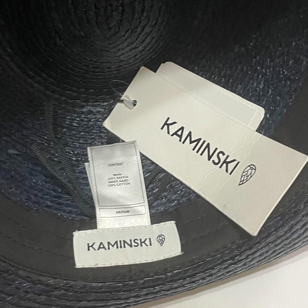 新品、未使用品　ヘレンカミンスキー　麦わら帽子　人気　中折れ帽