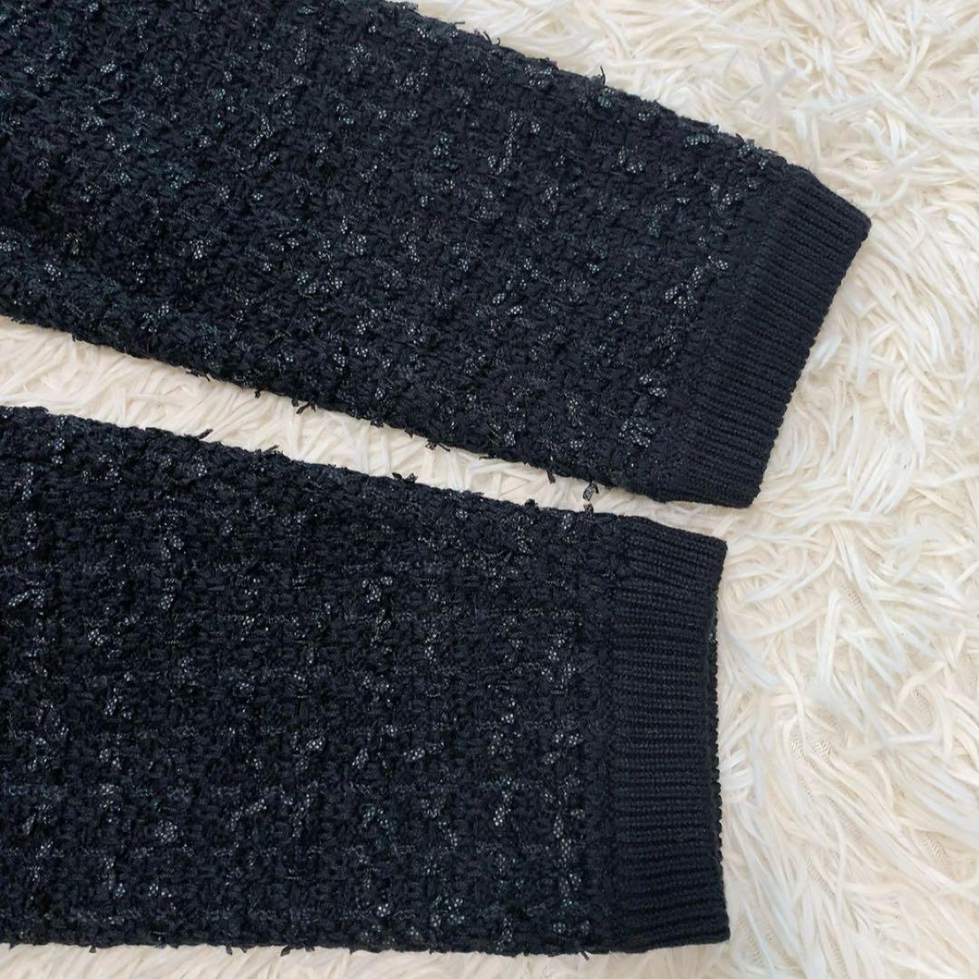 【美品】レリューム 23AW ツイードニットジャケット 金ボタン 近年モデル