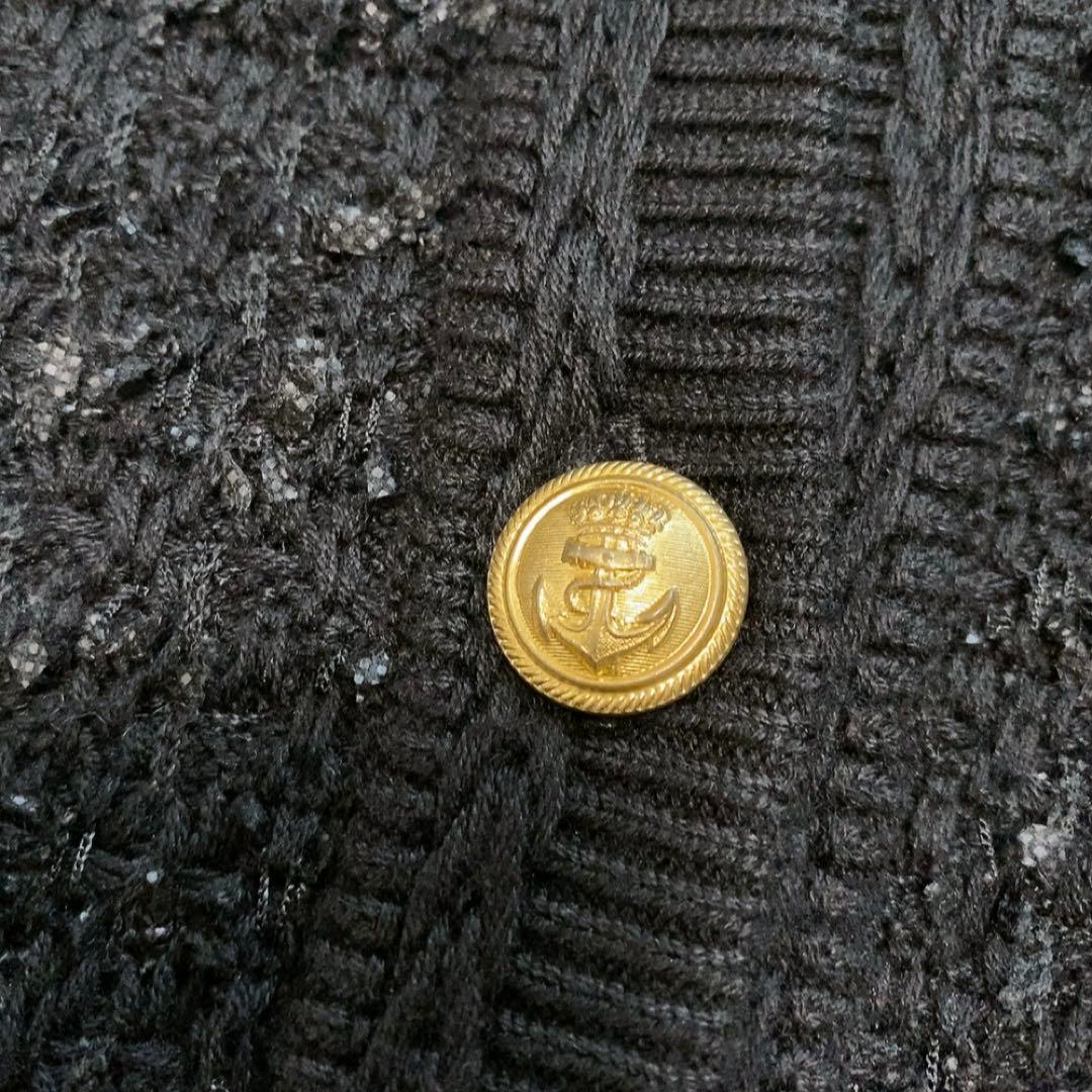 【美品】レリューム 23AW ツイードニットジャケット 金ボタン 近年モデル