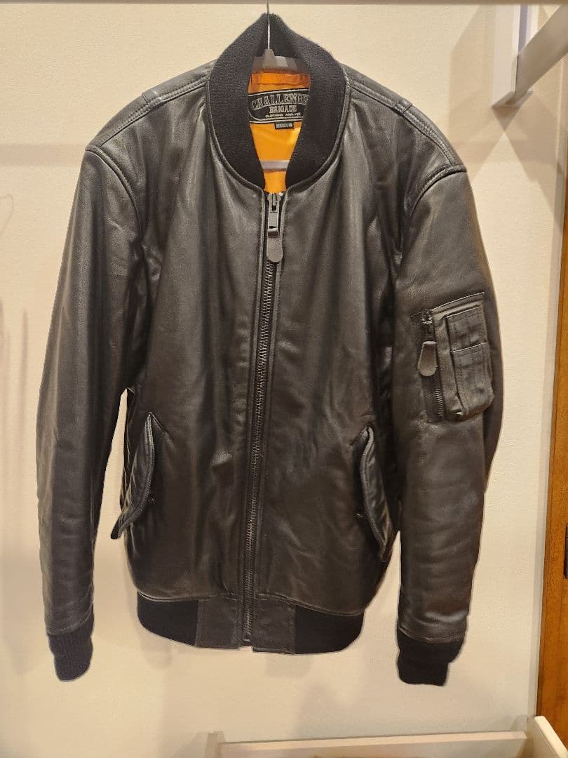 CHALLENGER 19AW MA-1レザージャケット M