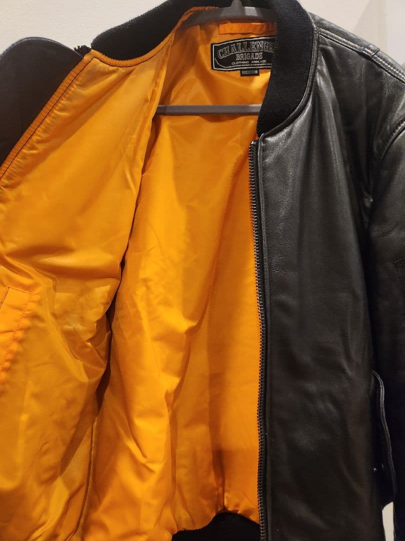 CHALLENGER 19AW MA-1レザージャケット M