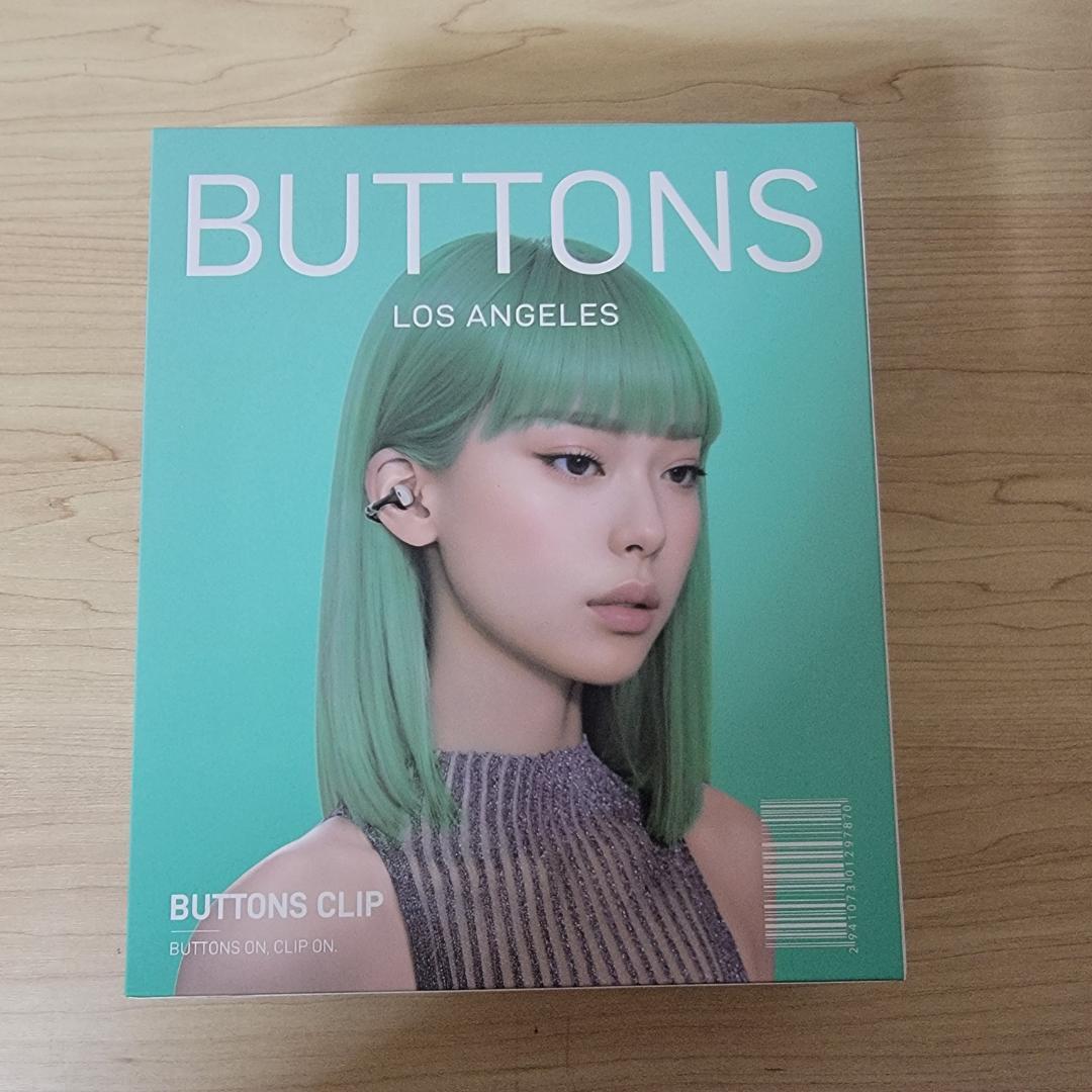 【ほぼ新品】BUTTONS CLIP（AI搭載 クリップ型ワイヤレスイヤホン）