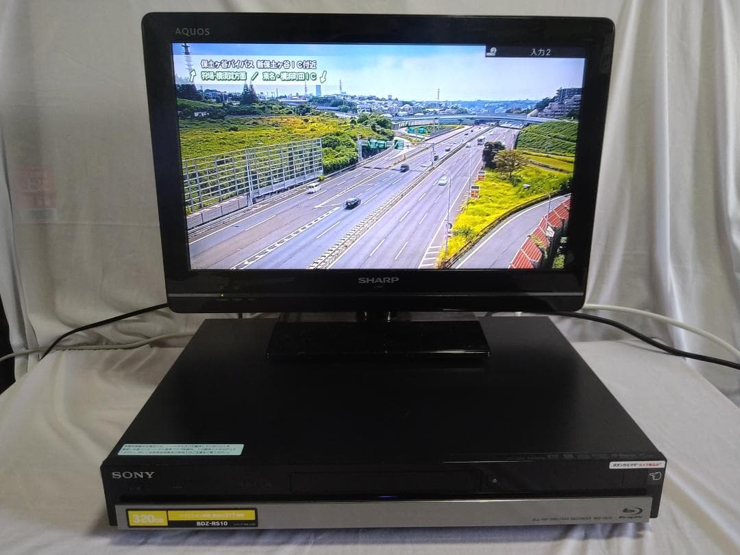 2TB換装済み SONY BDレコーダー BDZ-RS10 純正リモコン付き
