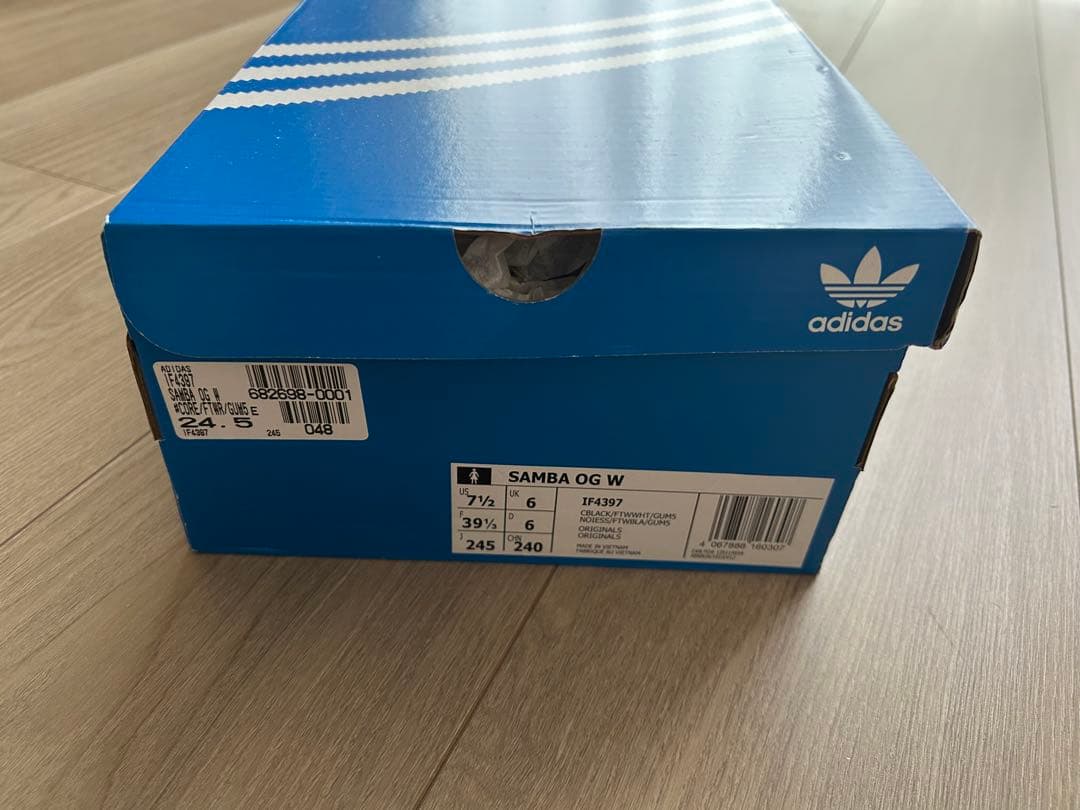 【未使用】adidas SAMBA OG W 24.5cm 花柄