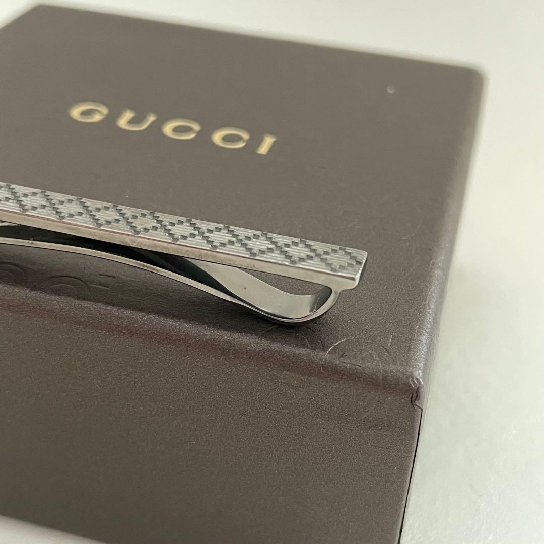 極美品　グッチ　ネクタイピン　付属品　ディアマンテ　925 ビジネス　スーツ