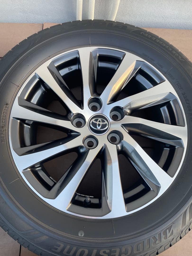 30系ヴェルファイア　アルファード　純正 17インチホイールタイヤセット4本