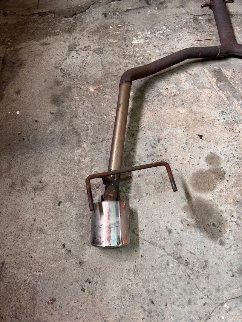 マークXマフラー本体、純正加工マフラー