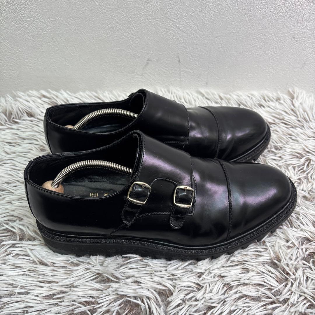 CAMINANDO ダブルモンクストラップシューズ ブラック