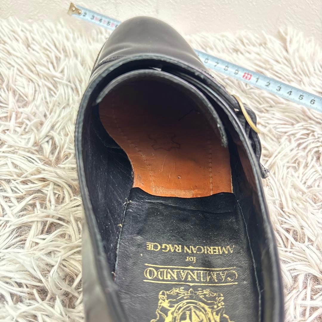 CAMINANDO ダブルモンクストラップシューズ ブラック