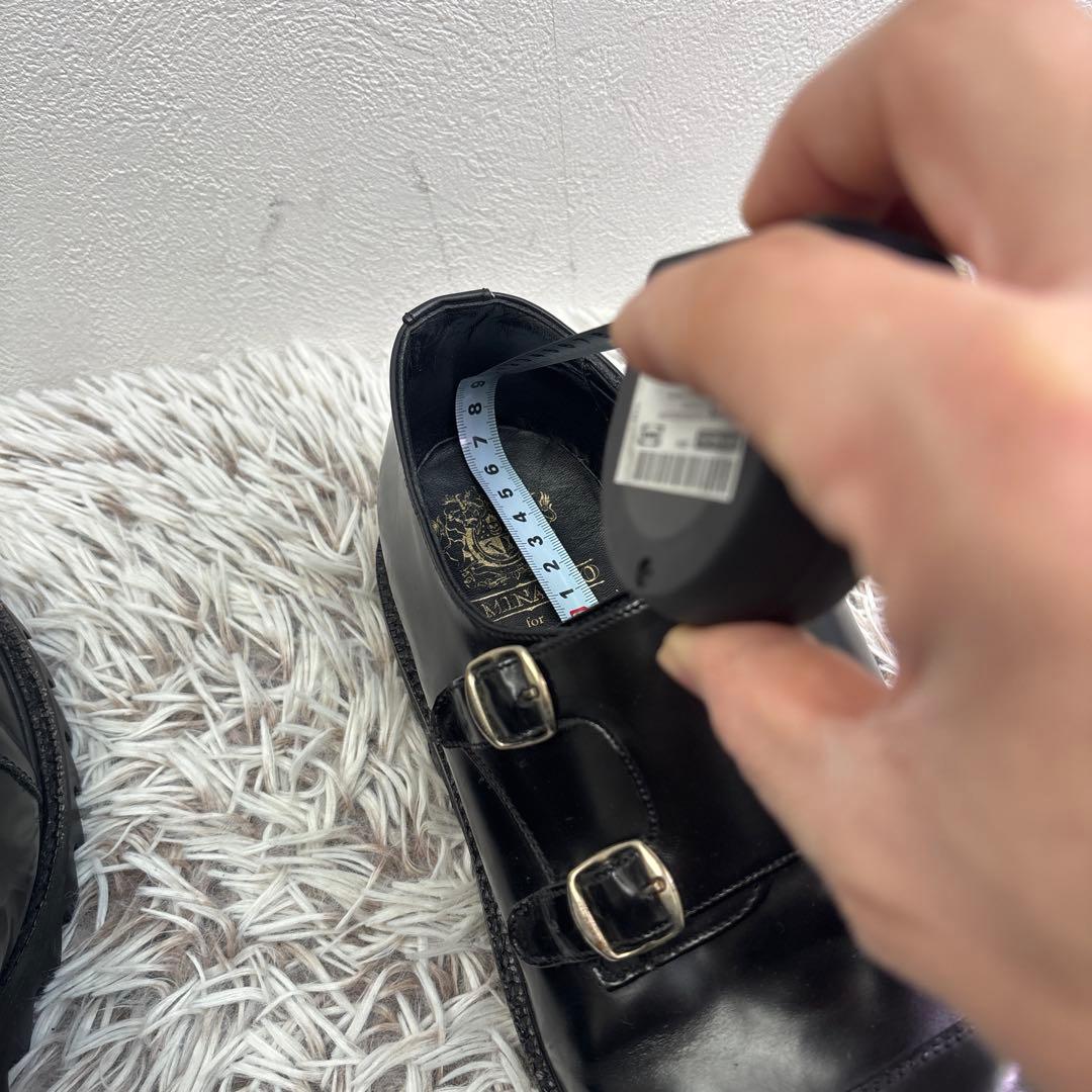 CAMINANDO ダブルモンクストラップシューズ ブラック