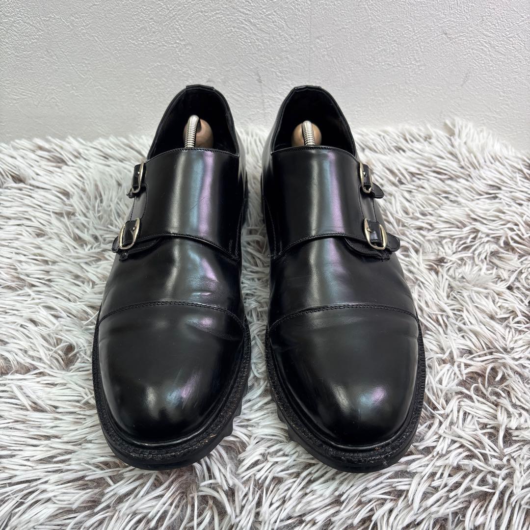 CAMINANDO ダブルモンクストラップシューズ ブラック