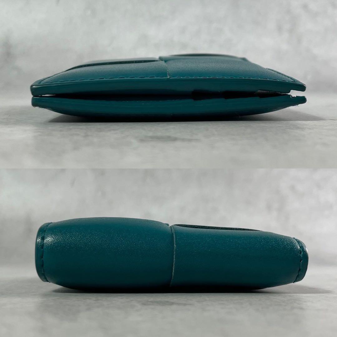 美品✨BOTTEGAVENETA マキシイントレチャート カセット 二つ折り財布