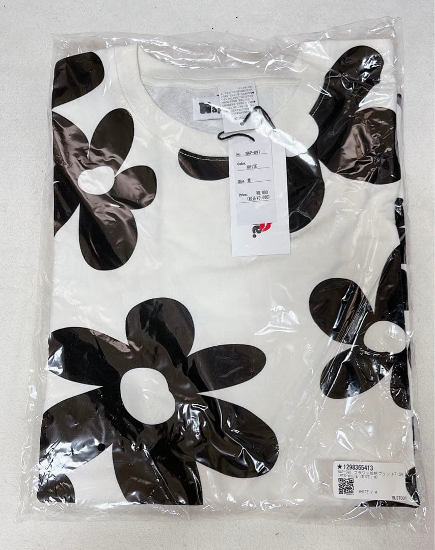 Naptime. フラワー総柄プリントTシャツ