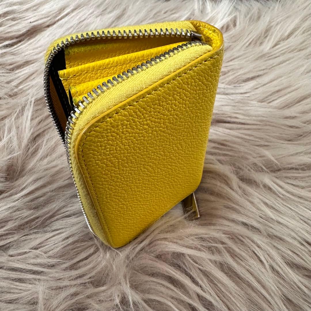 【ねこぱんち⭐︎】SAINT LAURENT イエローレザー ケース