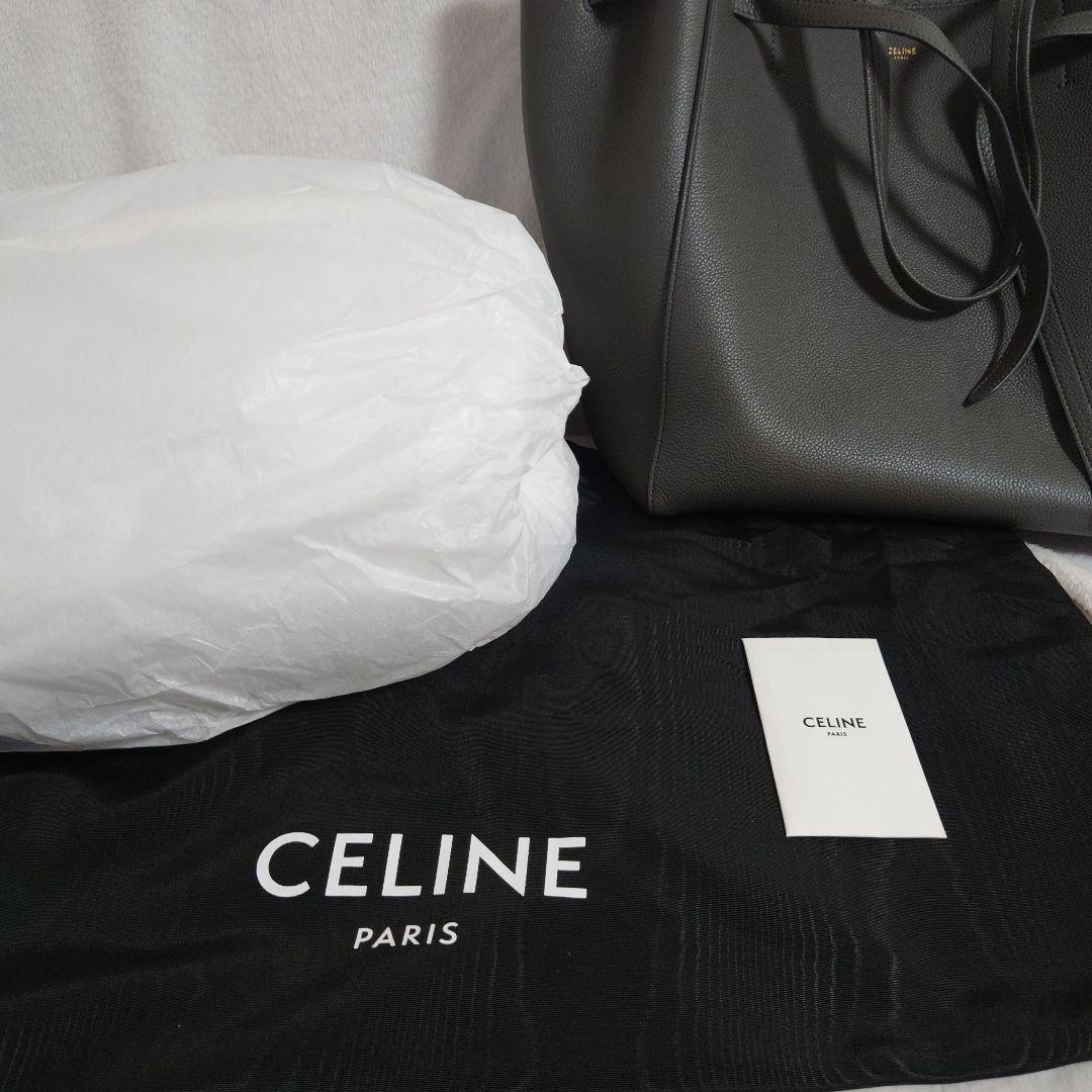 セリーヌ CELINEトートバッグレディースカバファントム　スモール　グレー