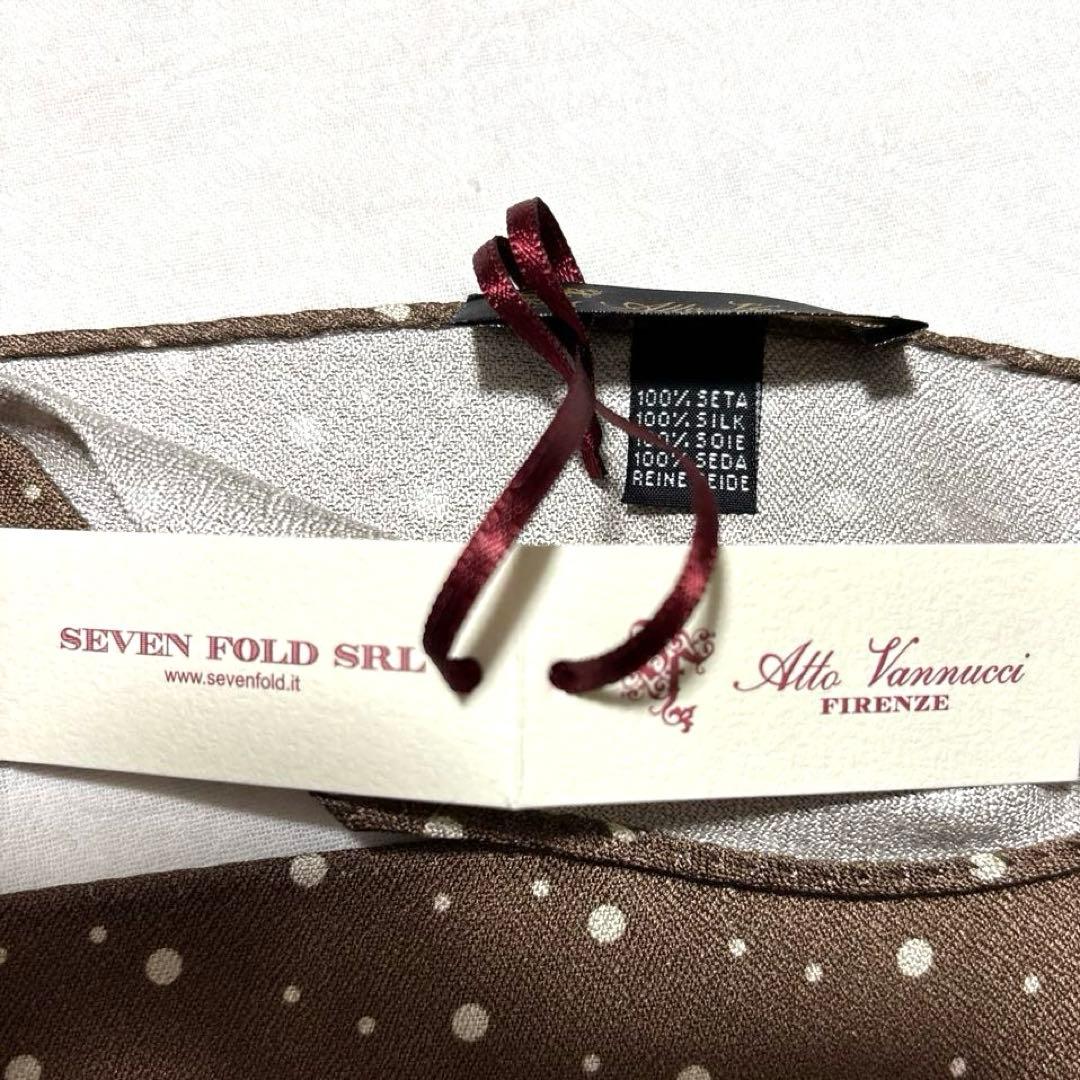 新品　アットヴァンヌッチ　ネクタイ　シャルパアスコット　スカーフ　タグ付