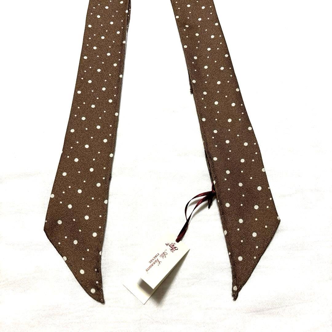 新品　アットヴァンヌッチ　ネクタイ　シャルパアスコット　スカーフ　タグ付