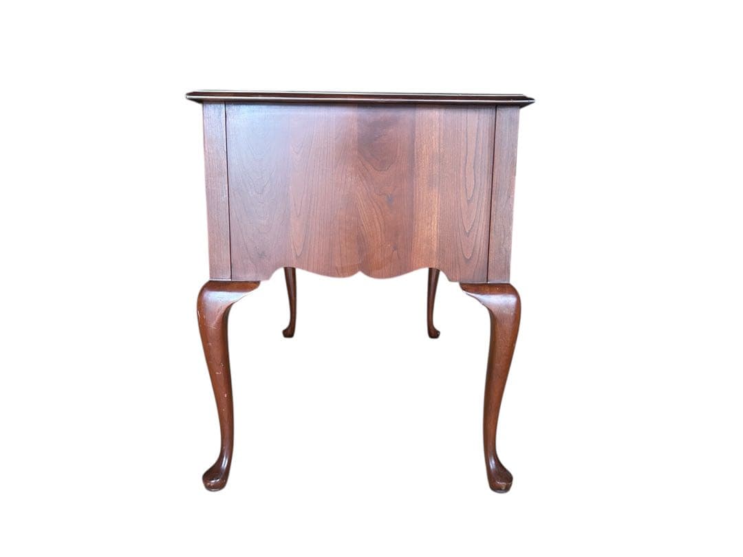 アンティーク オーク材 デスク コンソール 机 猫脚 書斎 学習