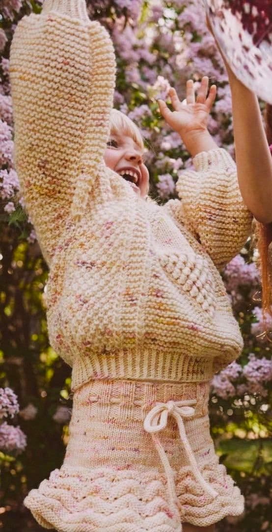 fluff wear スカート 2-3y PLUM CONFETTI スケポン