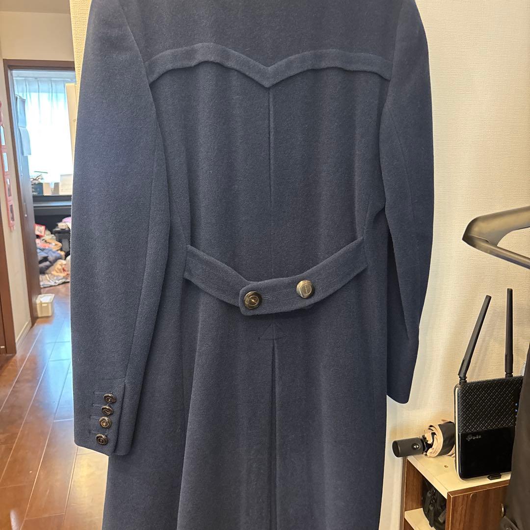 c*。様 グッチ　ネイビー ダブルブレストコート
