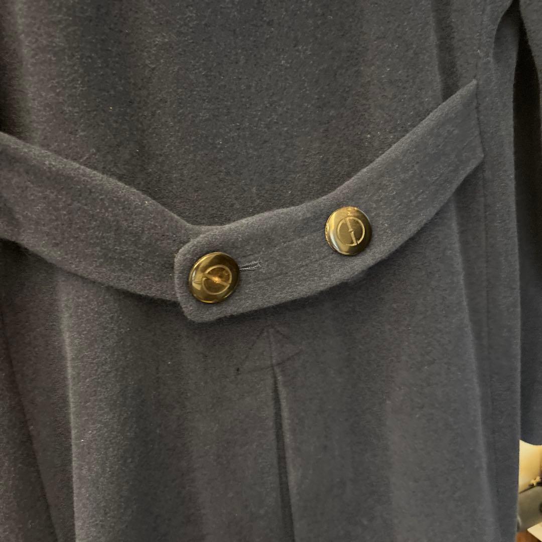 c*。様 グッチ　ネイビー ダブルブレストコート