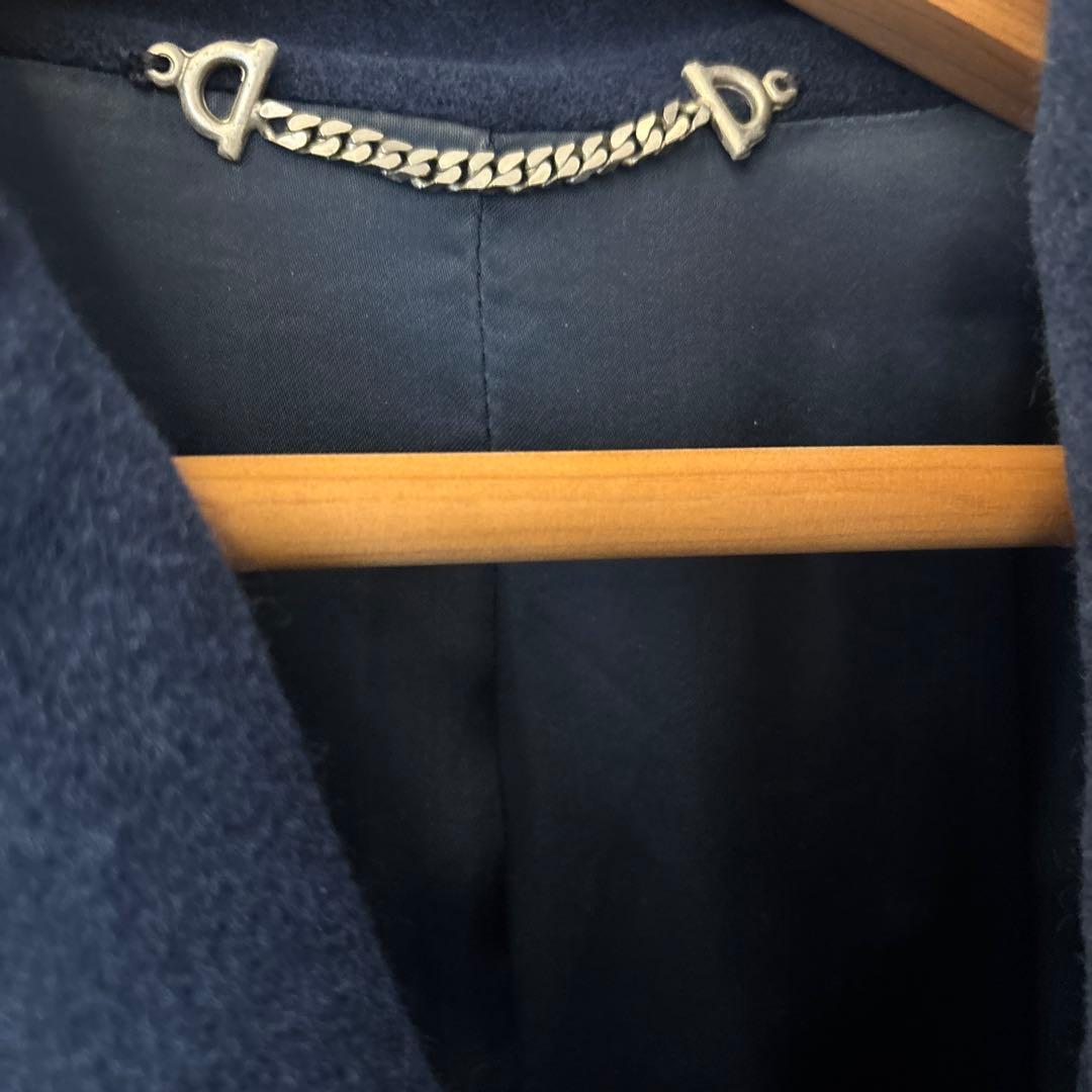 c*。様 グッチ　ネイビー ダブルブレストコート