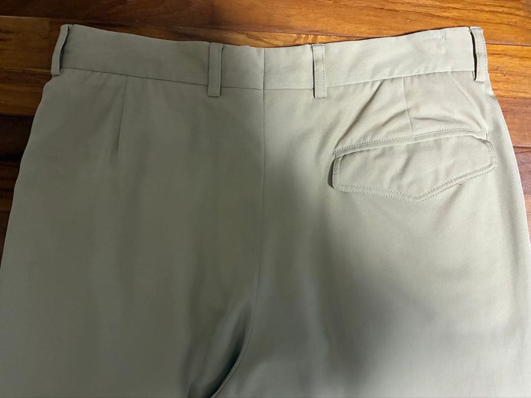 【80s GIORGIO ARMANI】イタリア製 ツータック ワイドスラックス