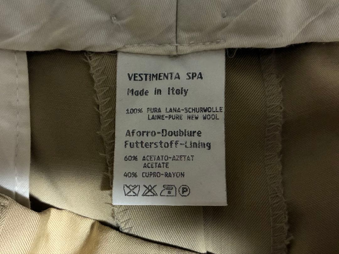 【80s GIORGIO ARMANI】イタリア製 ツータック ワイドスラックス