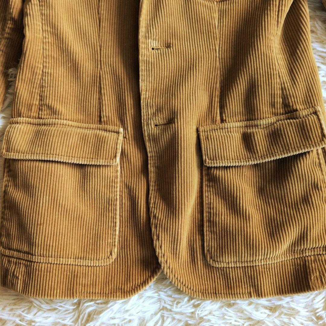 ラルフローレンベージュ コーデュロイ テーラードジャケットM　11号