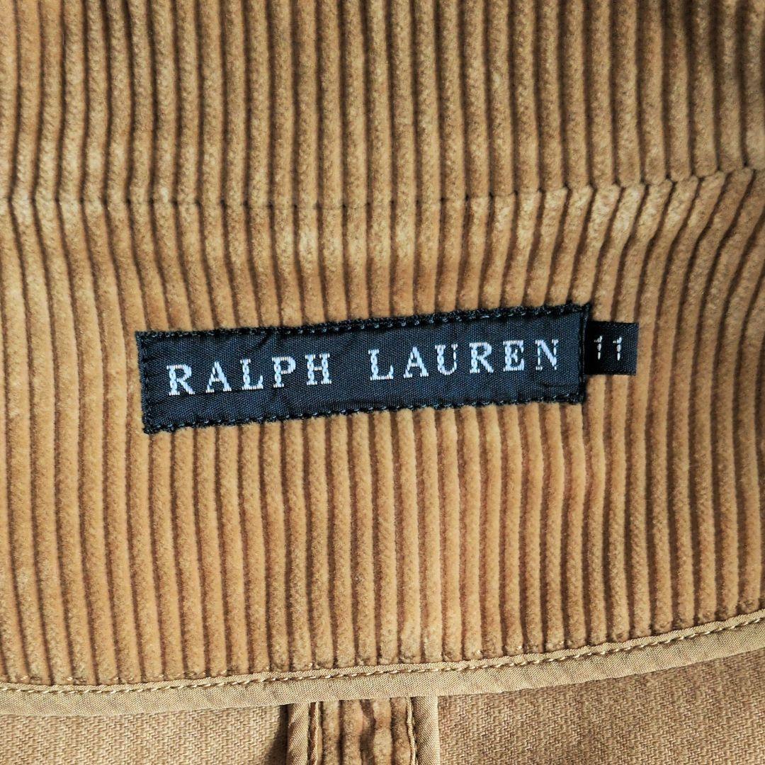 ラルフローレンベージュ コーデュロイ テーラードジャケットM　11号