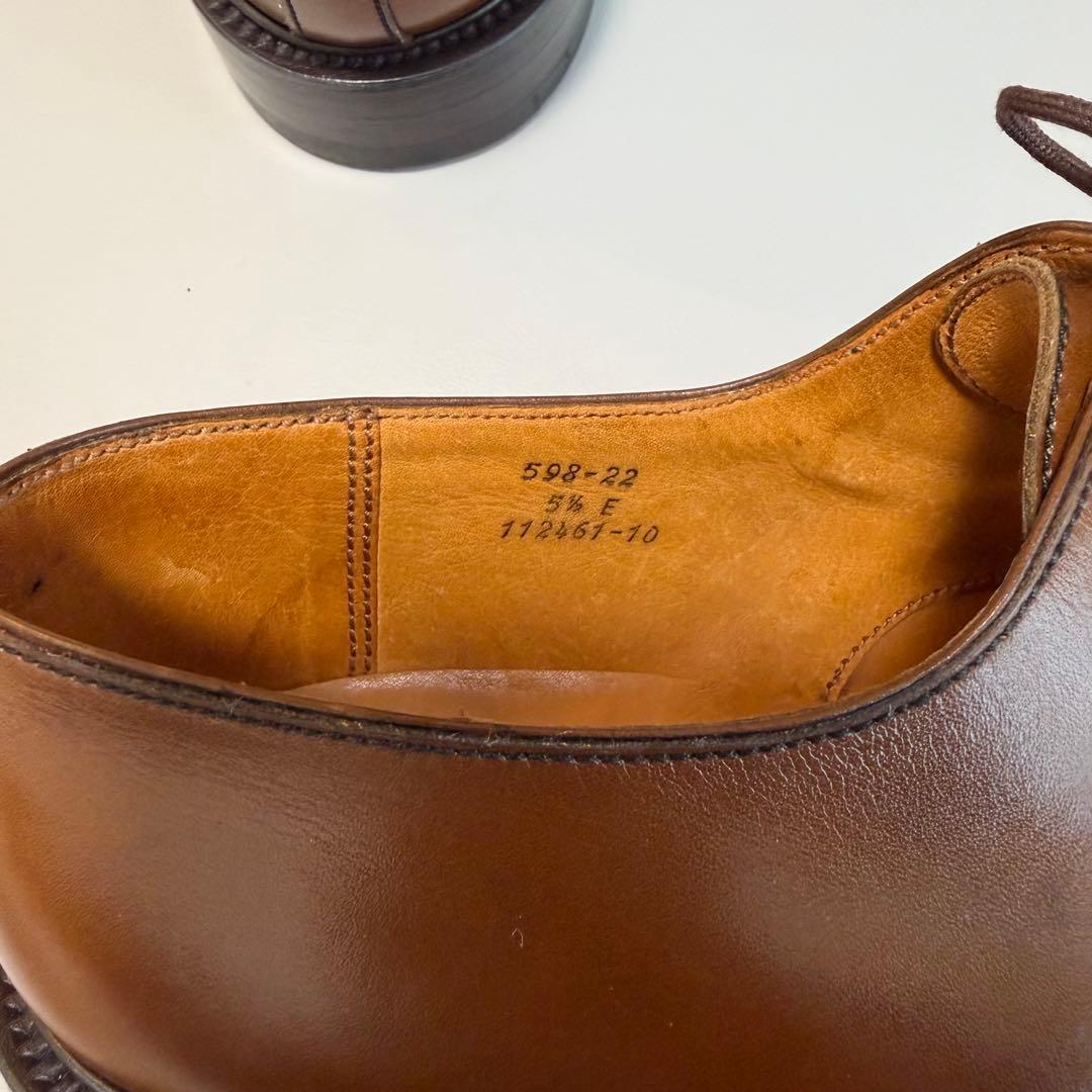 J.M.Weston ハーフハント598 ロシアンカーフ 5.5e ブラウン茶