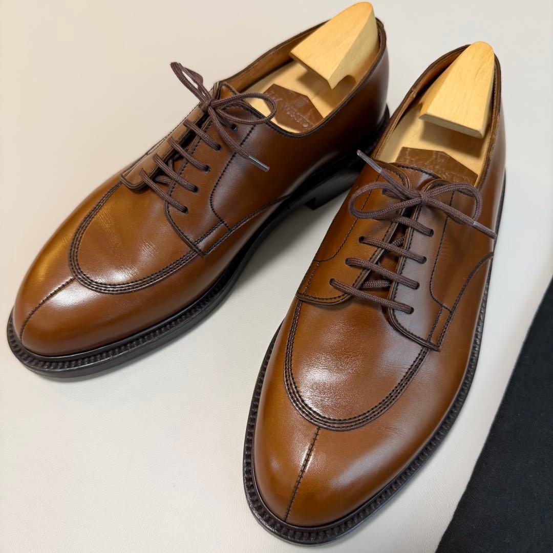 J.M.Weston ハーフハント598 ロシアンカーフ 5.5e ブラウン茶